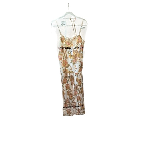Rebecca Taylor Yellow Floral Maxi Dress NWT - Picture 8 of 11